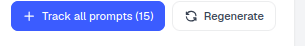 The Track all prompts button on the Fan-out queries panel