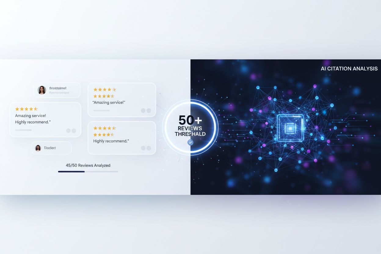 AI systems analyzing customer review data with neural network visualization