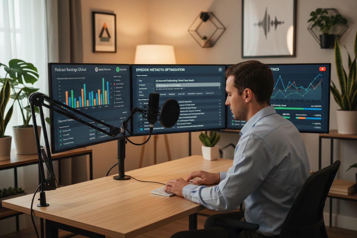 Podcast SEO for AI Visibility: Audio Content Strategy