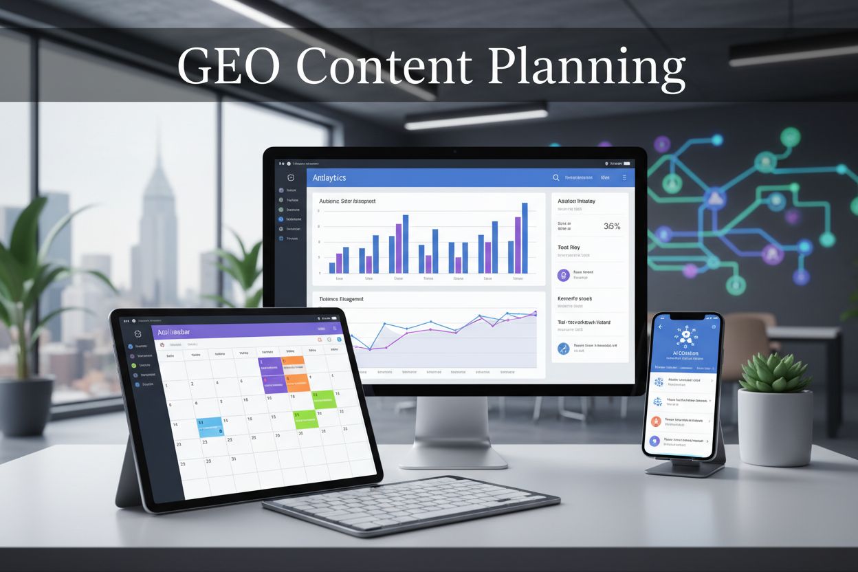 Creating a GEO-First Content Calendar: Monthly Planning Guide