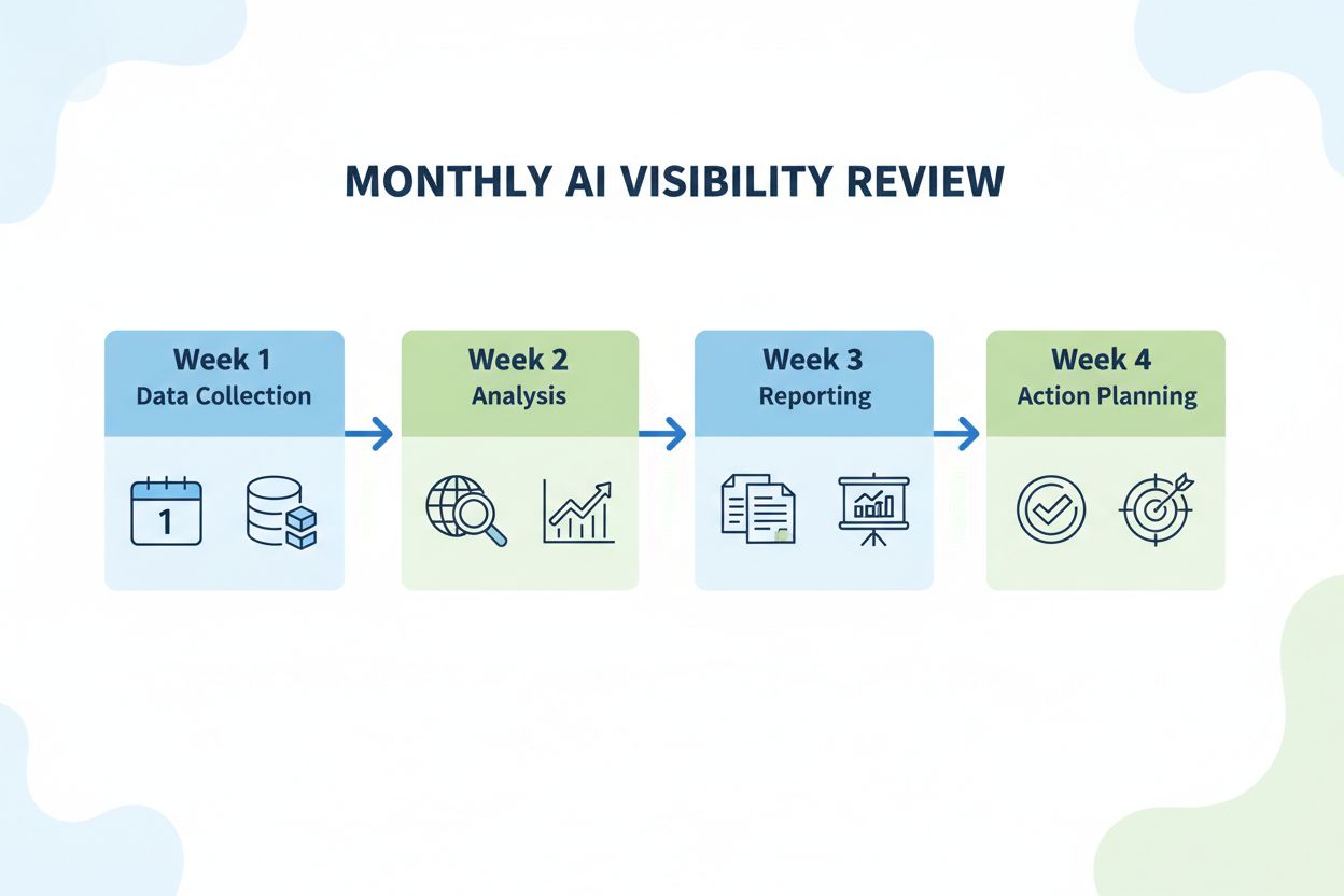 Monthly AI Visibility Review: Key Metrics to Track
