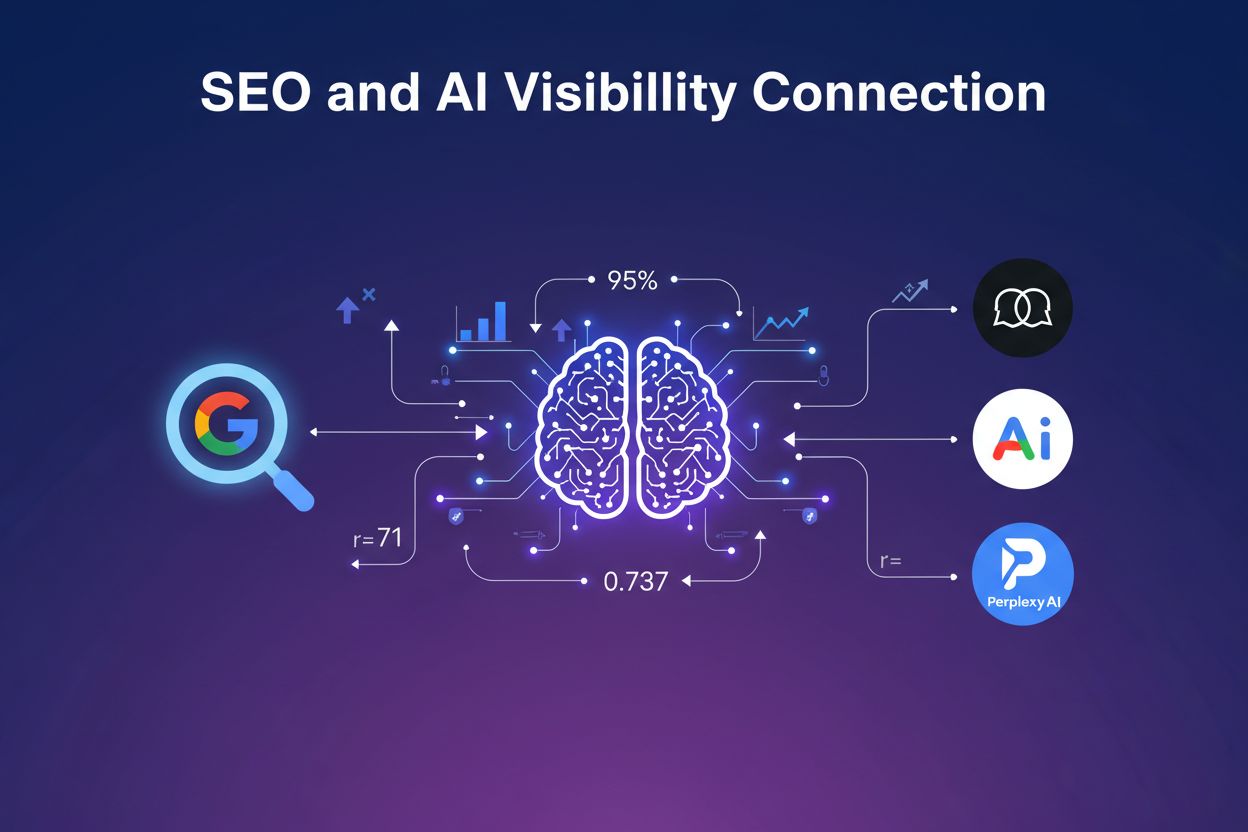 The SEO and AI Visibility Connection: Correlation Analysis