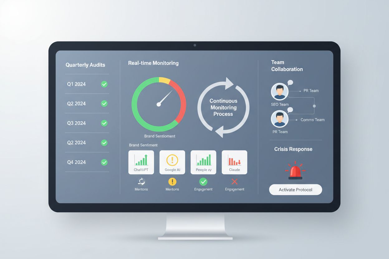 Brand monitoring workflow and dashboard