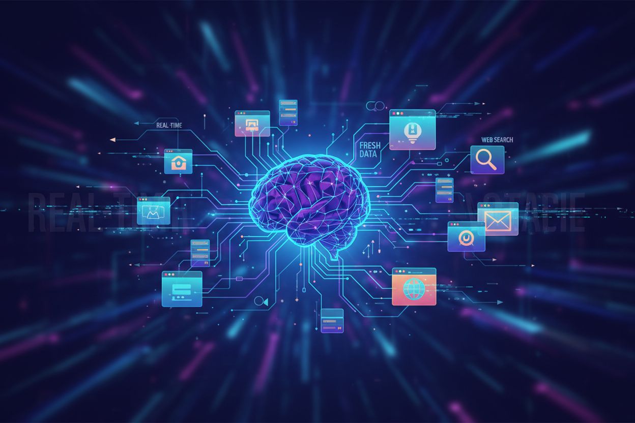 Grounding and Web Search: When LLMs Look for Fresh Information