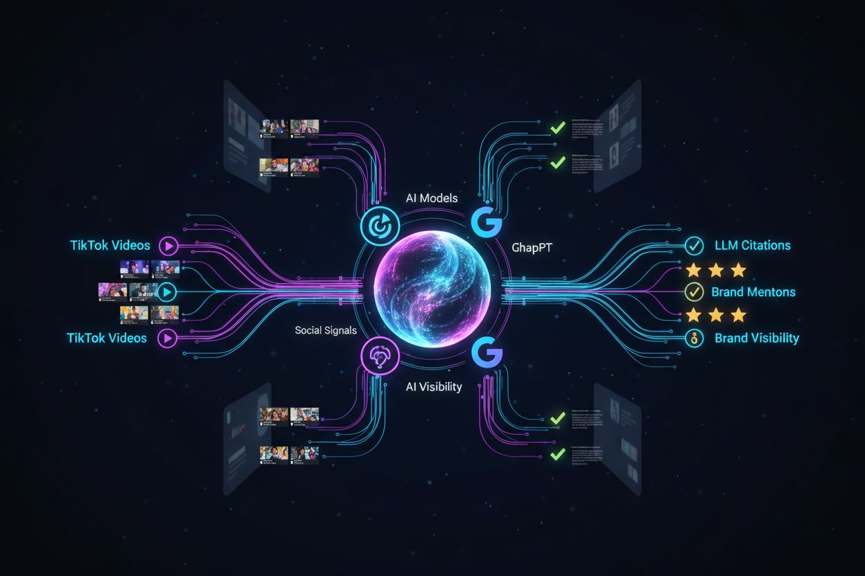 TikTok and AI Visibility: Does Social Video Impact LLM Citations?