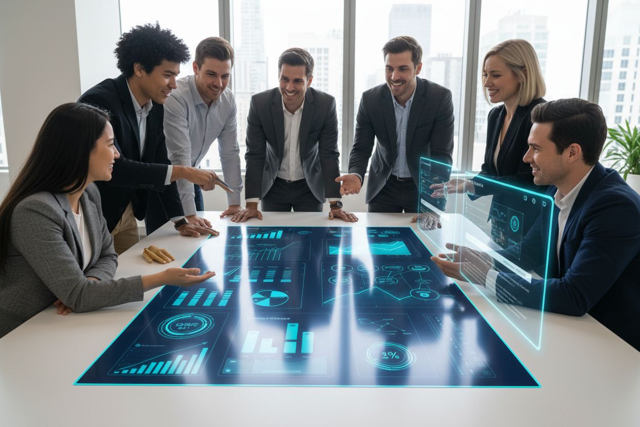 Team monitoring AI visibility metrics and citations across ChatGPT, Perplexity, and Google AI Overviews