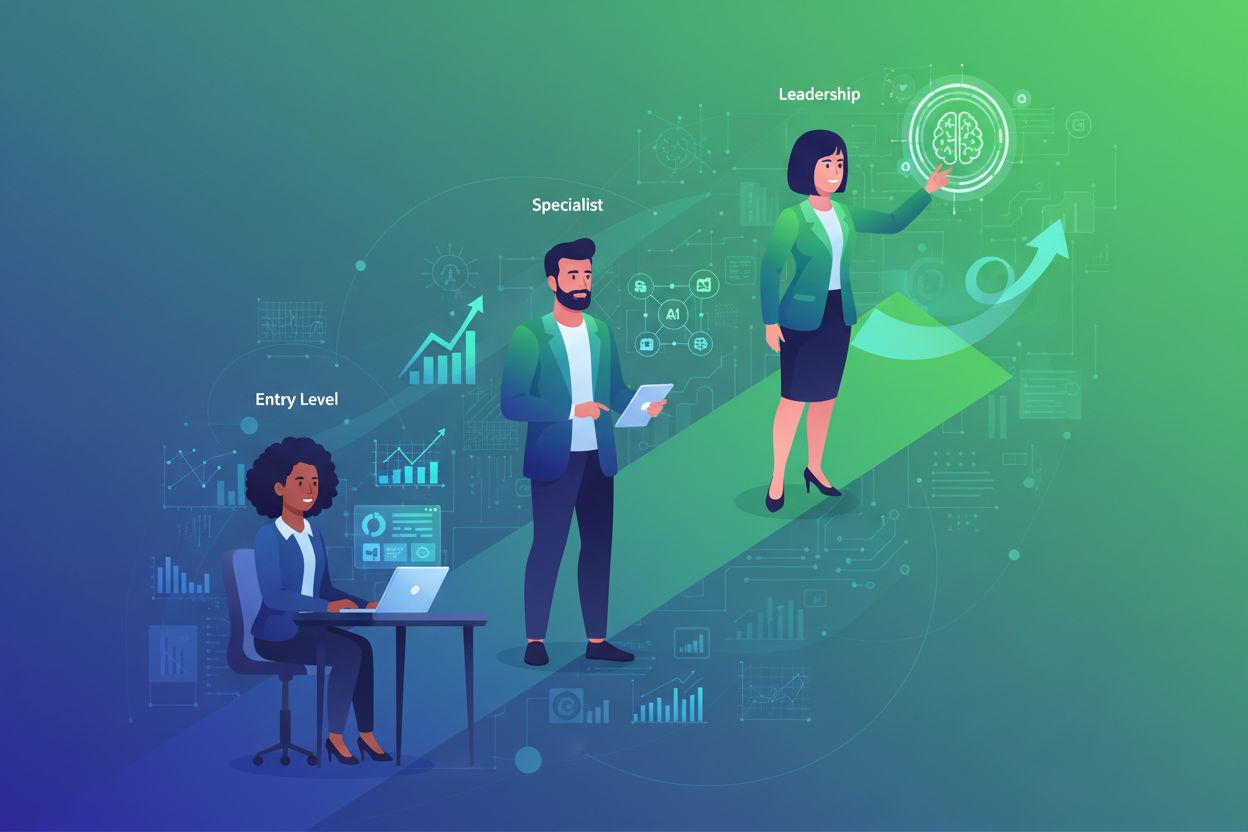 Career progression and growth in AI marketing field