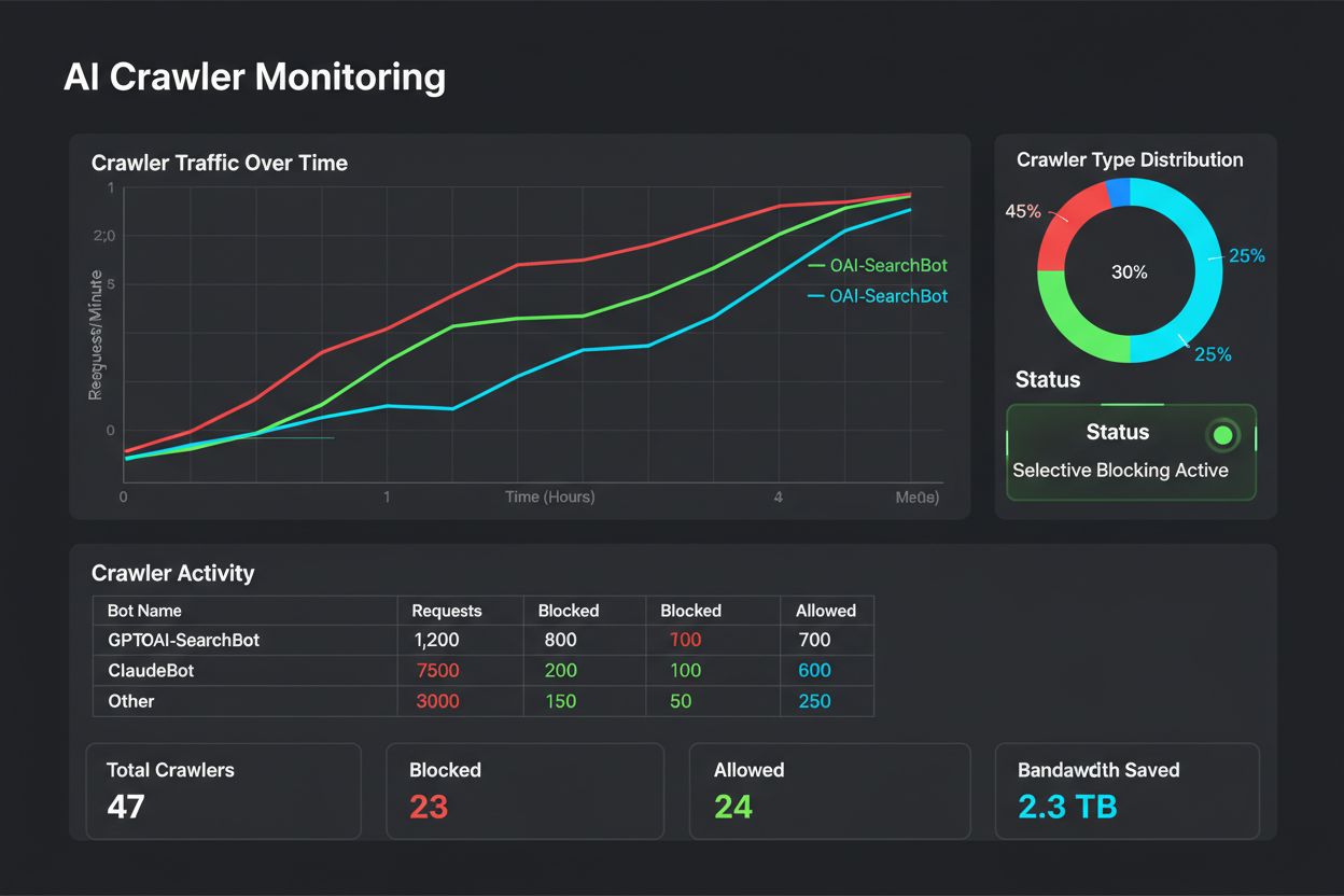 Blocking AI Training but Allowing Search: Selective Crawler Control