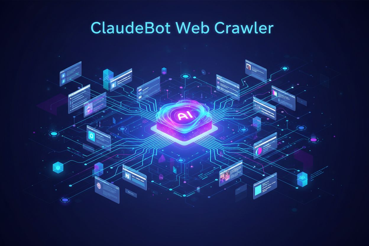 ClaudeBot web crawler collecting data from multiple websites
