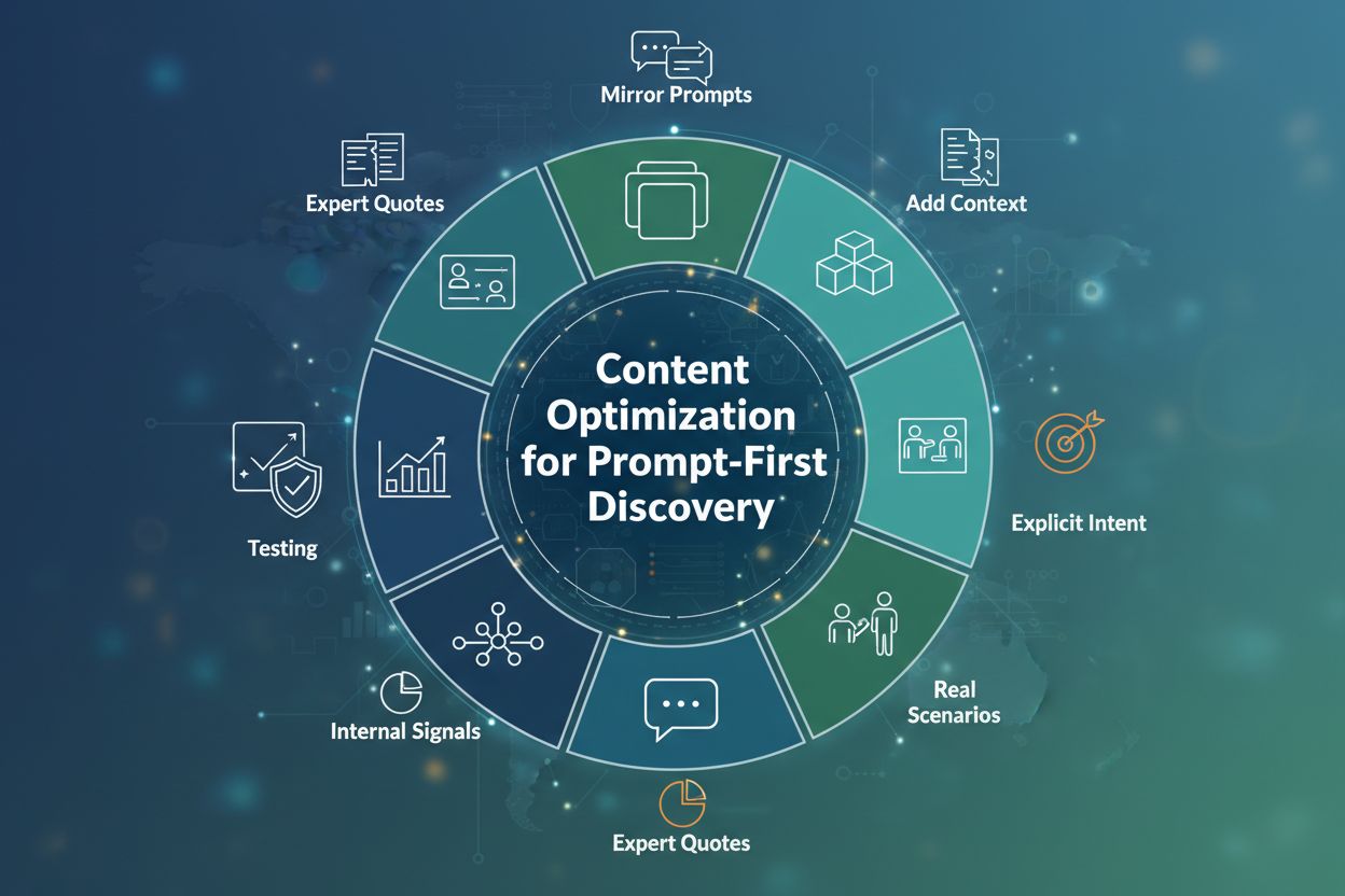 10 content optimization strategies for prompt-first AI discovery