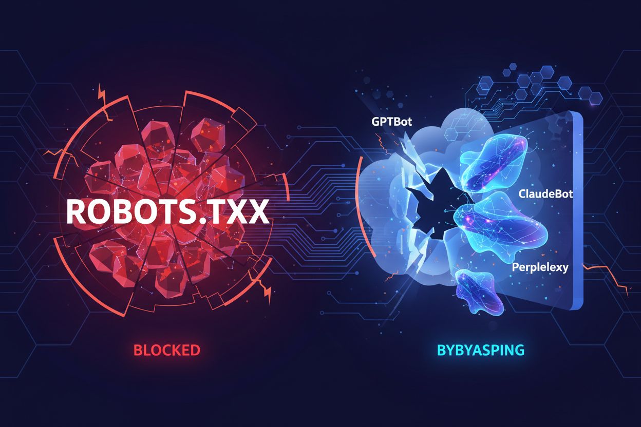 AI crawlers bypassing robots.txt barrier