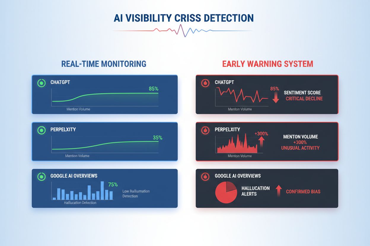 AI Visibility Crisis Detection Dashboard with Real-time Monitoring