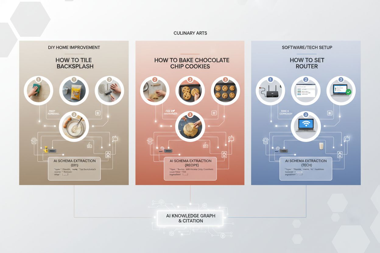 Real-world HowTo schema examples across industries