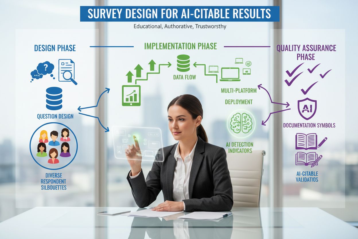 Survey Design for AI-Citable Results