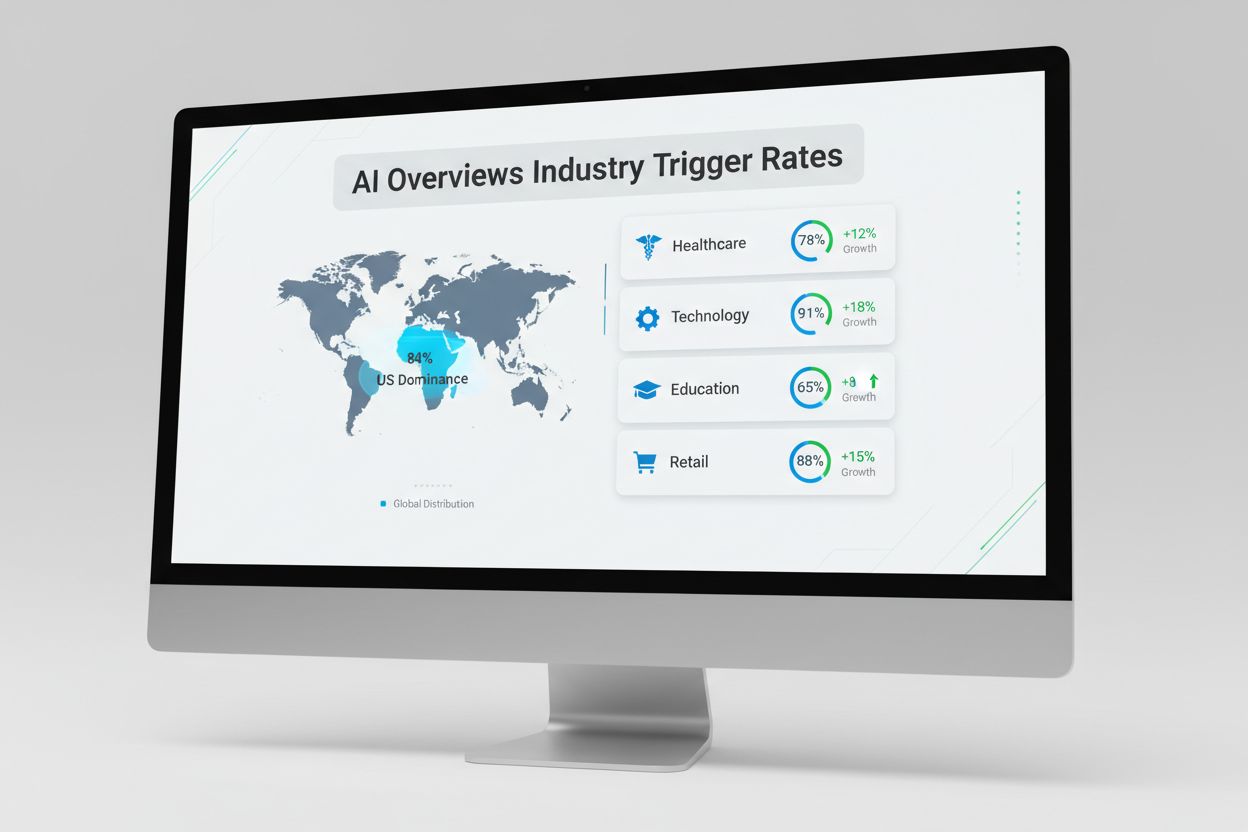AI Overviews Industry Trigger Rates Dashboard