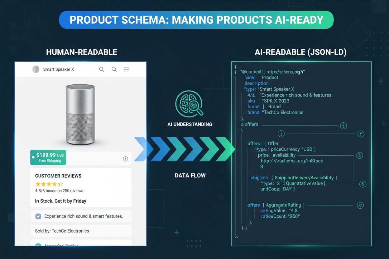 Product Schema: Essential Markup for AI Shopping Visibility