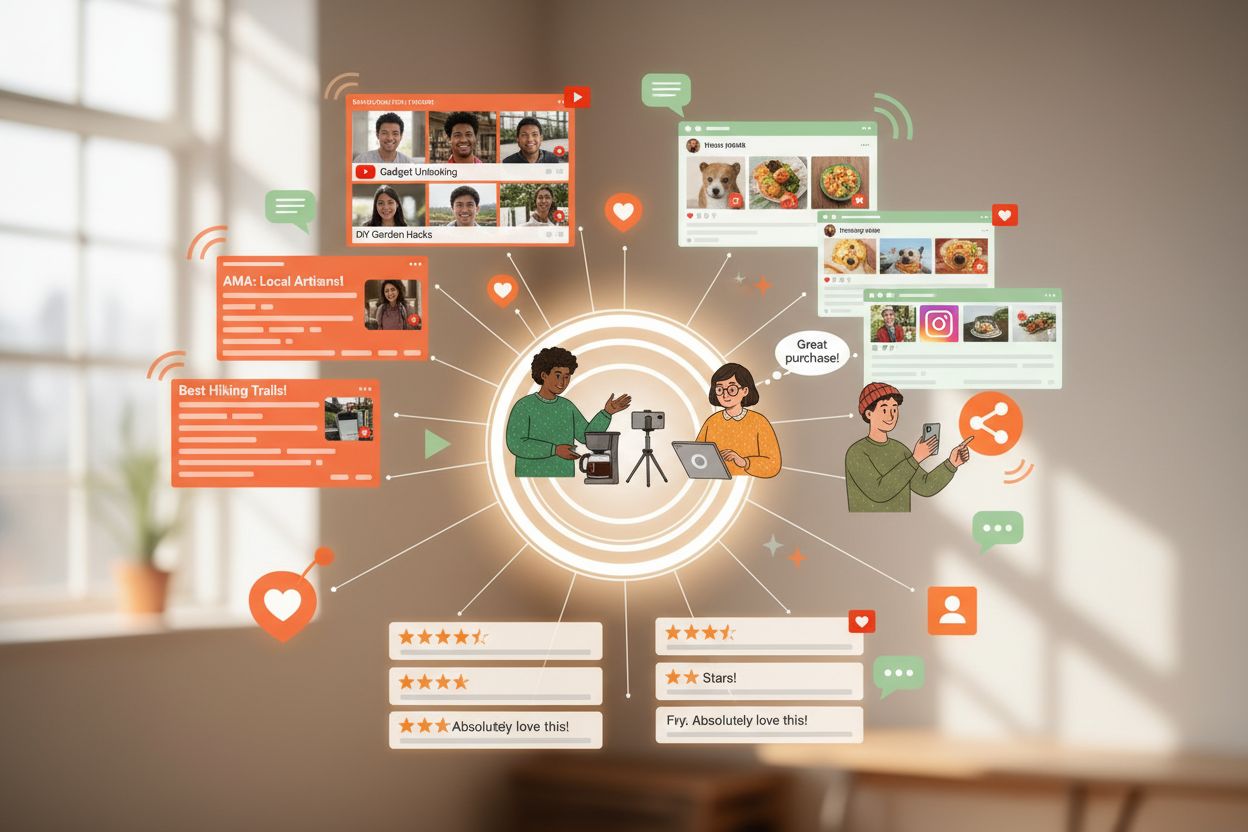 Community engagement and user-generated content ecosystem for product discovery