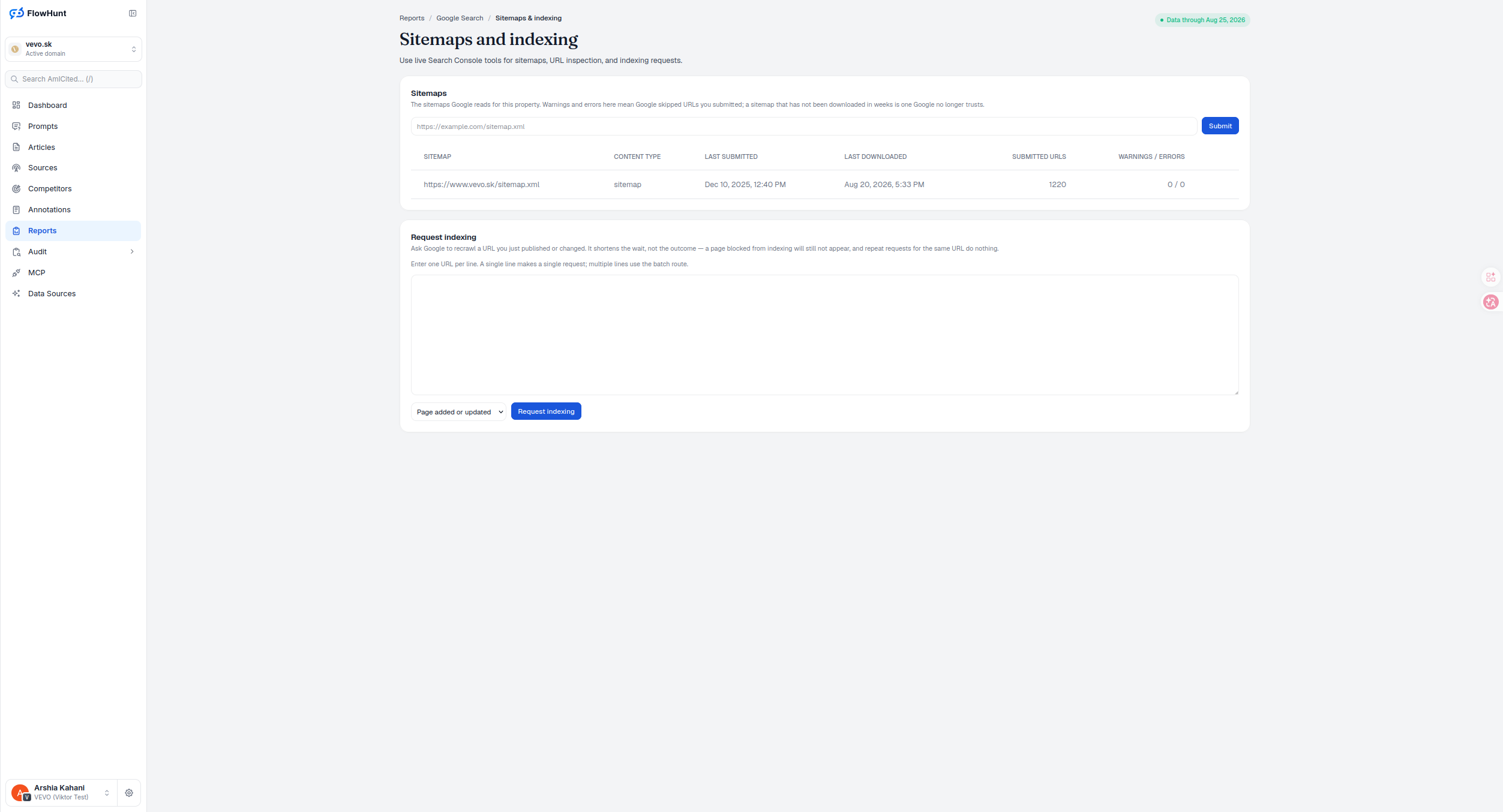 AmICited product screenshot