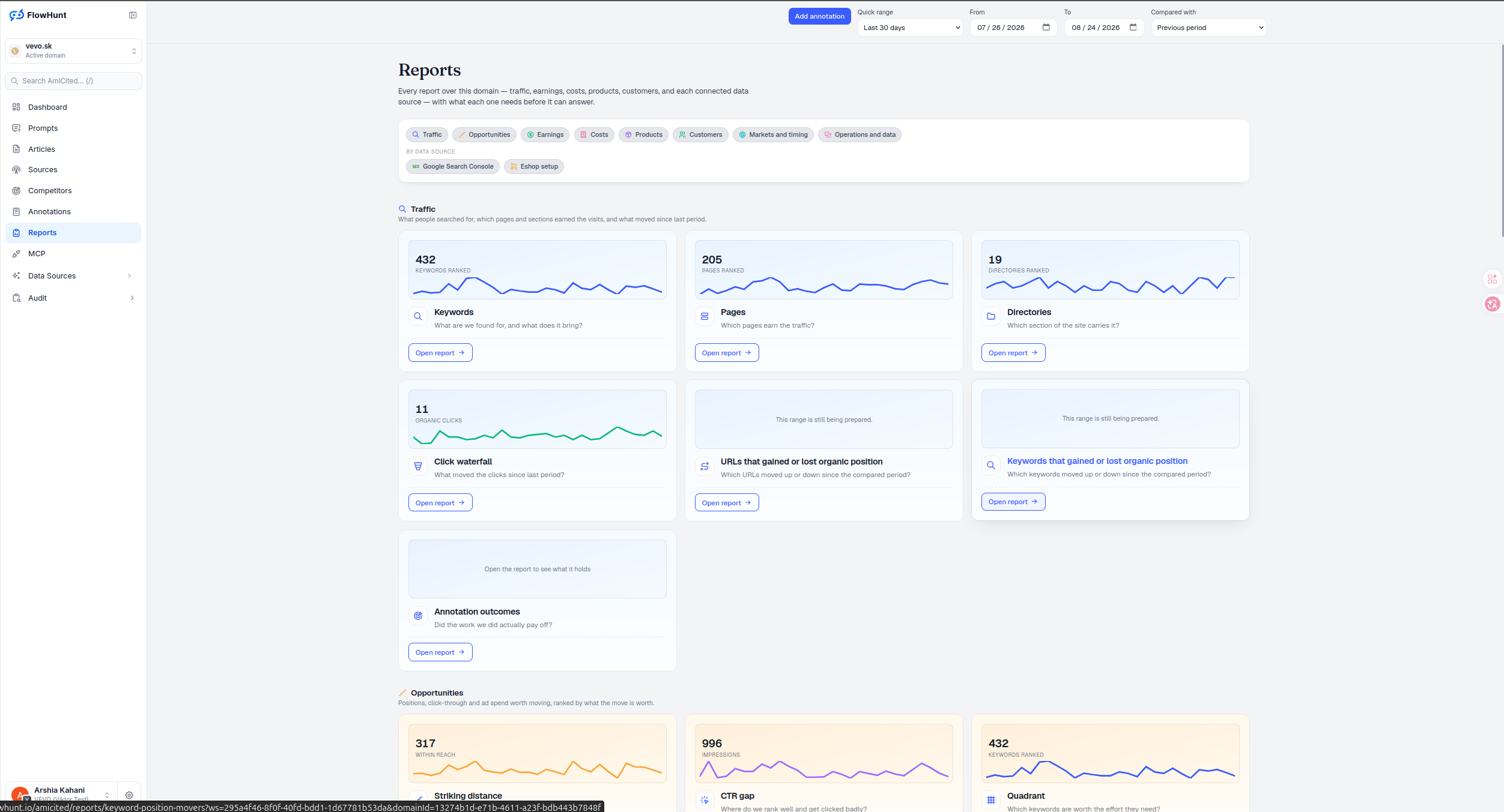 AmICited product screenshot