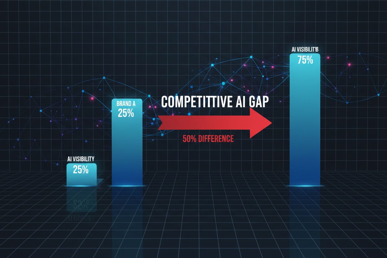 Competitive AI Gap: Measuring Brand Visibility in AI Responses