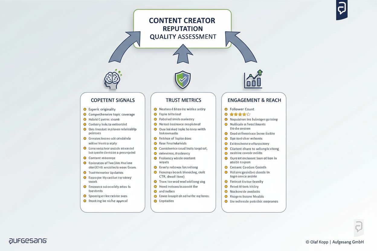 Réputation du créateur de contenu