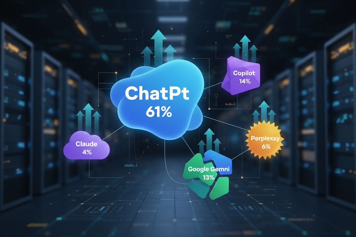 AI Assistant Marketplace competitive landscape showing market share distribution