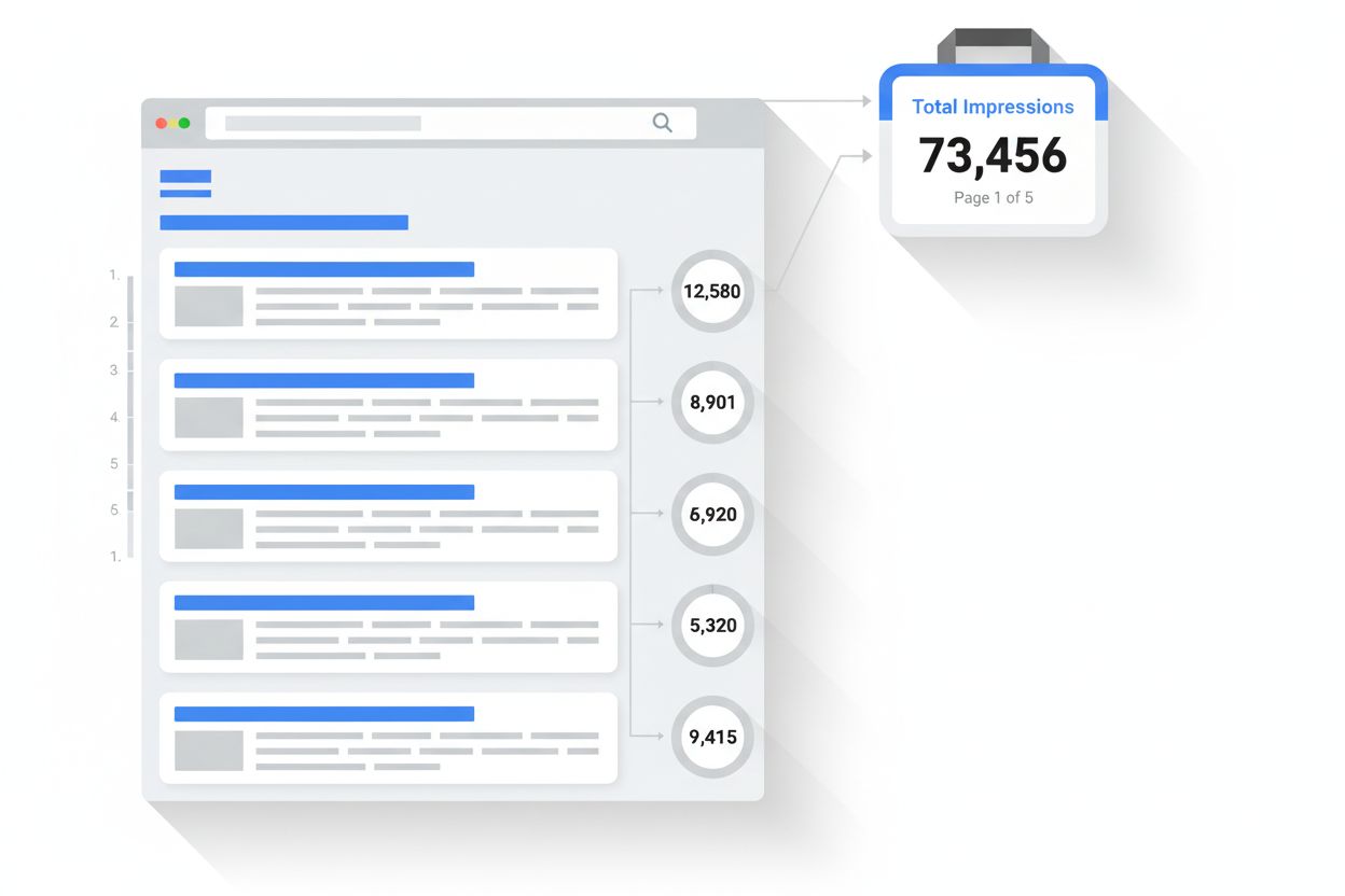 Impression: Definition and Importance in Search Results and AI Monitoring