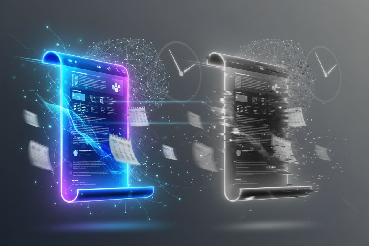 AI Content Freshness Decay: How Content Relevance Scores Decrease Over Time