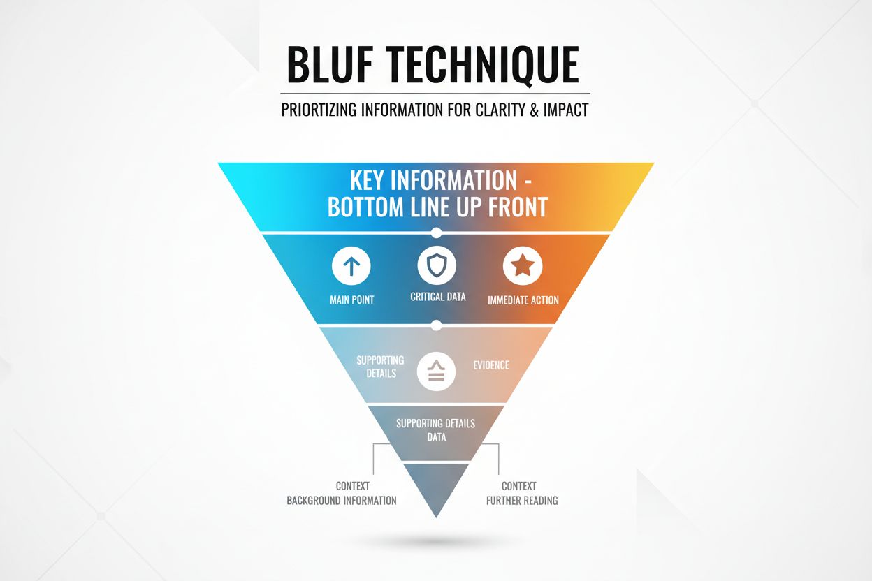 BLUF Technique: Bottom Line Up Front Writing for AI Content Optimization