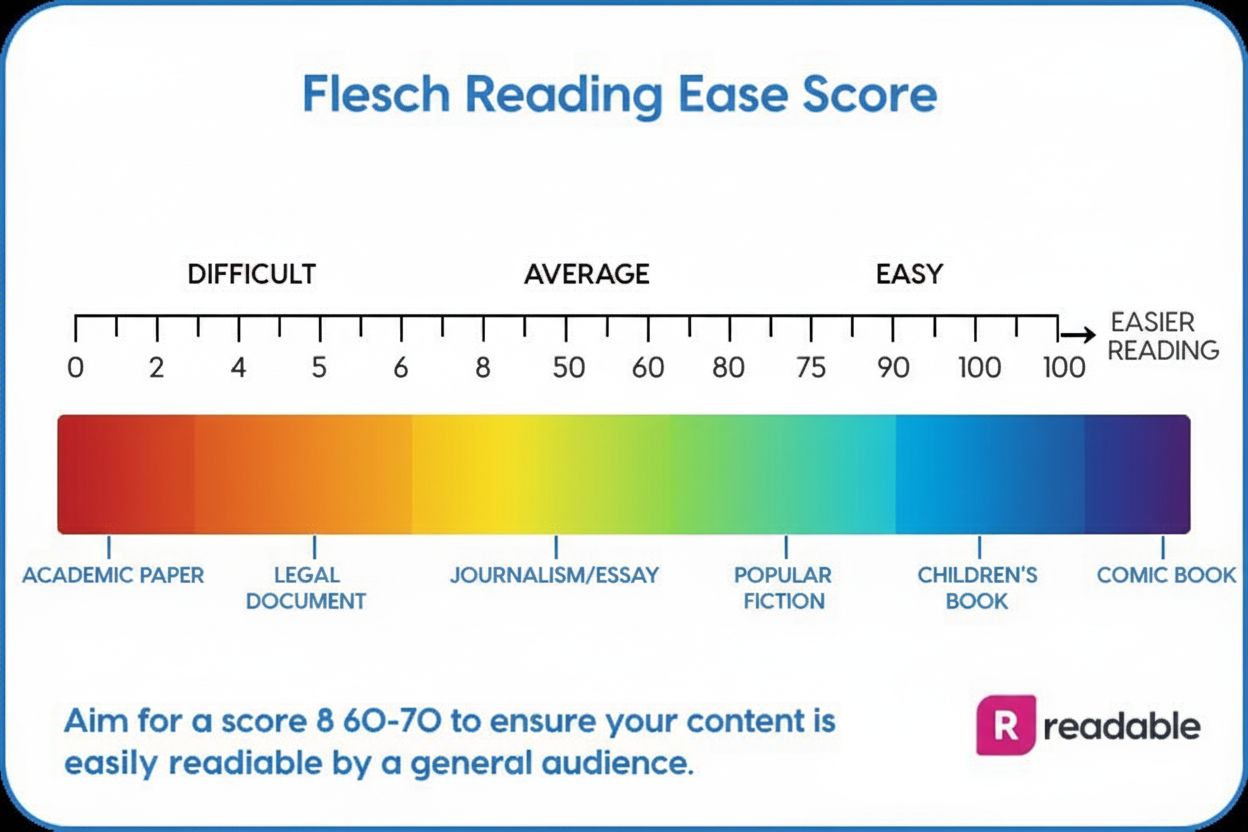 Flesch Reading Ease : Définition de l’échelle de mesure de la lisibilité