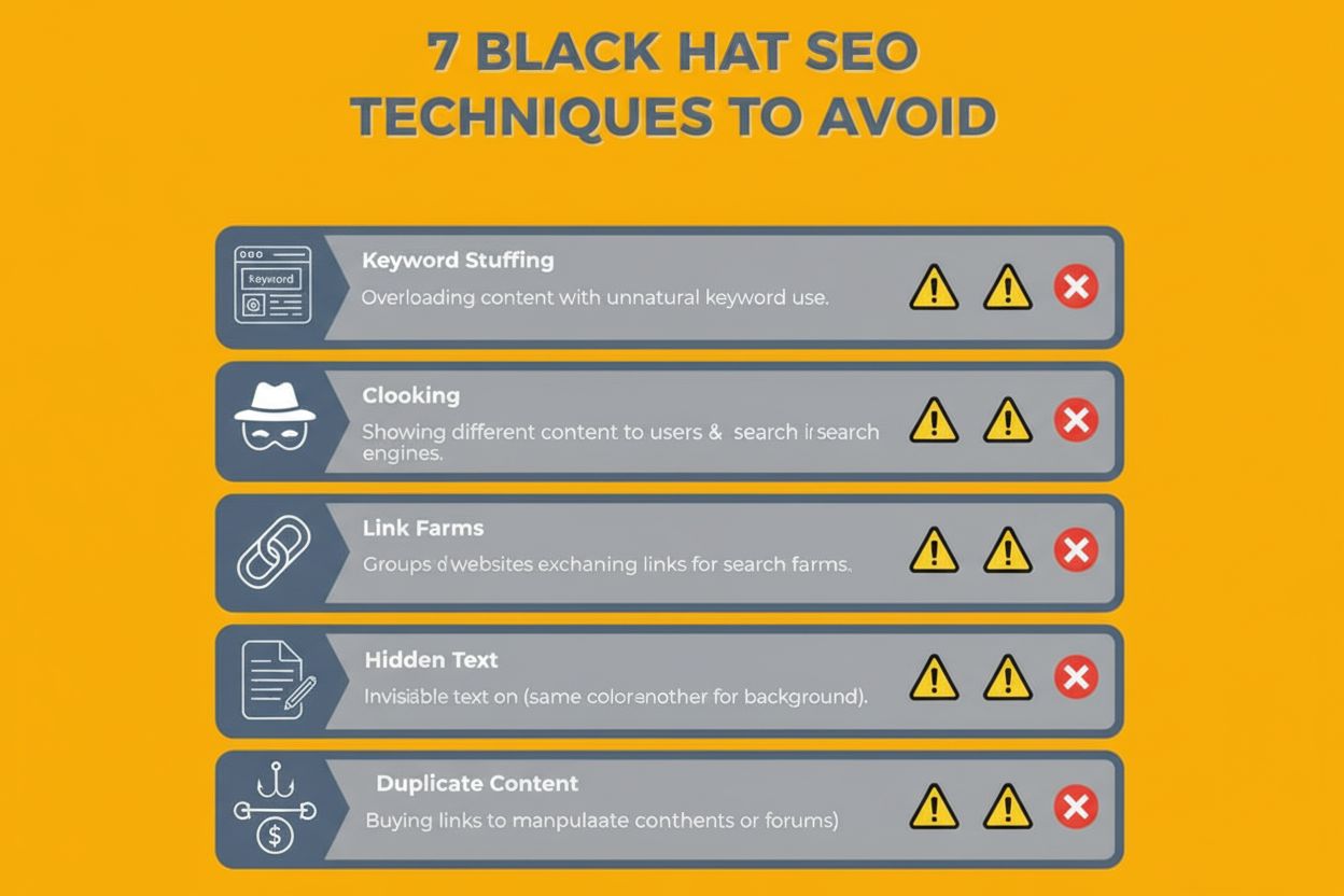 Black Hat SEO: Definition, Techniken und warum Sie manipulative Taktiken vermeiden sollten