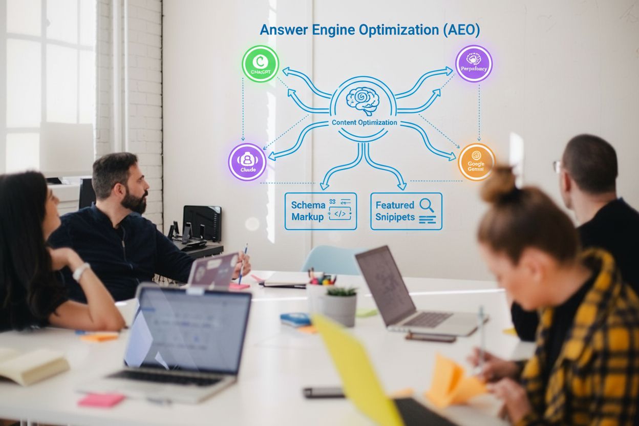 Optimización para Motores de Respuestas (AEO): Optimizando Contenido para Motores de Respuestas Impulsados por IA