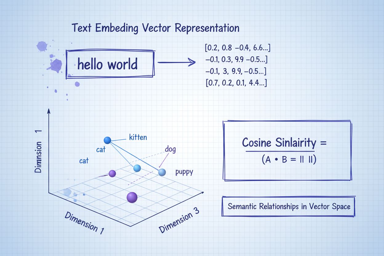 Embedding: Vector Representation of Text for AI Processing