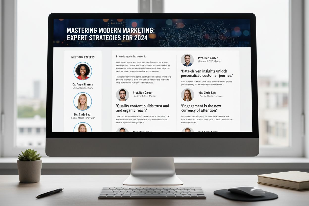 Table ronde d'experts : définition, avantages et bonnes pratiques pour le marketing de contenu