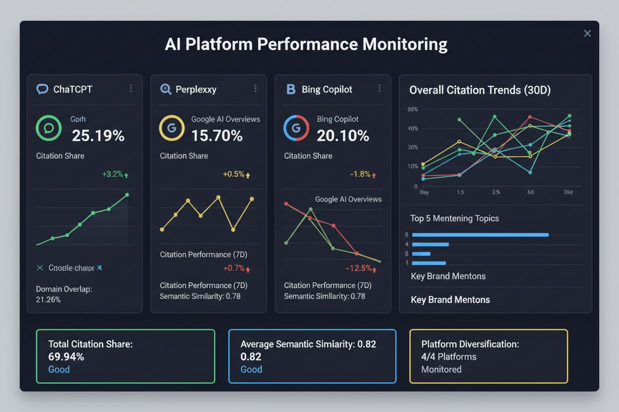 AI platform performance monitoring dashboard