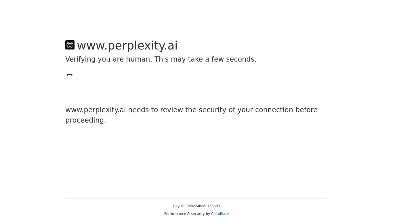 Perplexity AI platform homepage