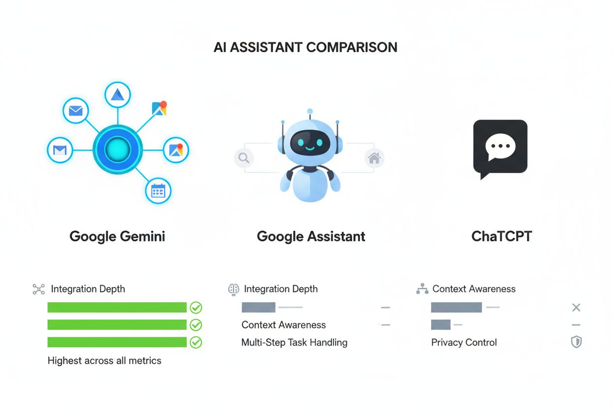 Comparison of Gemini Extensions vs traditional AI assistants