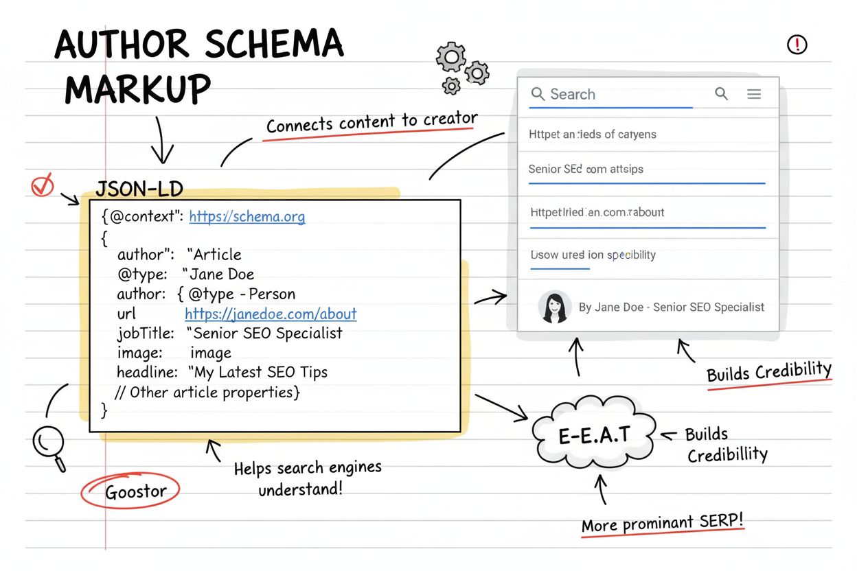 Author Schema: Structured Data Markup for Content Creator Information