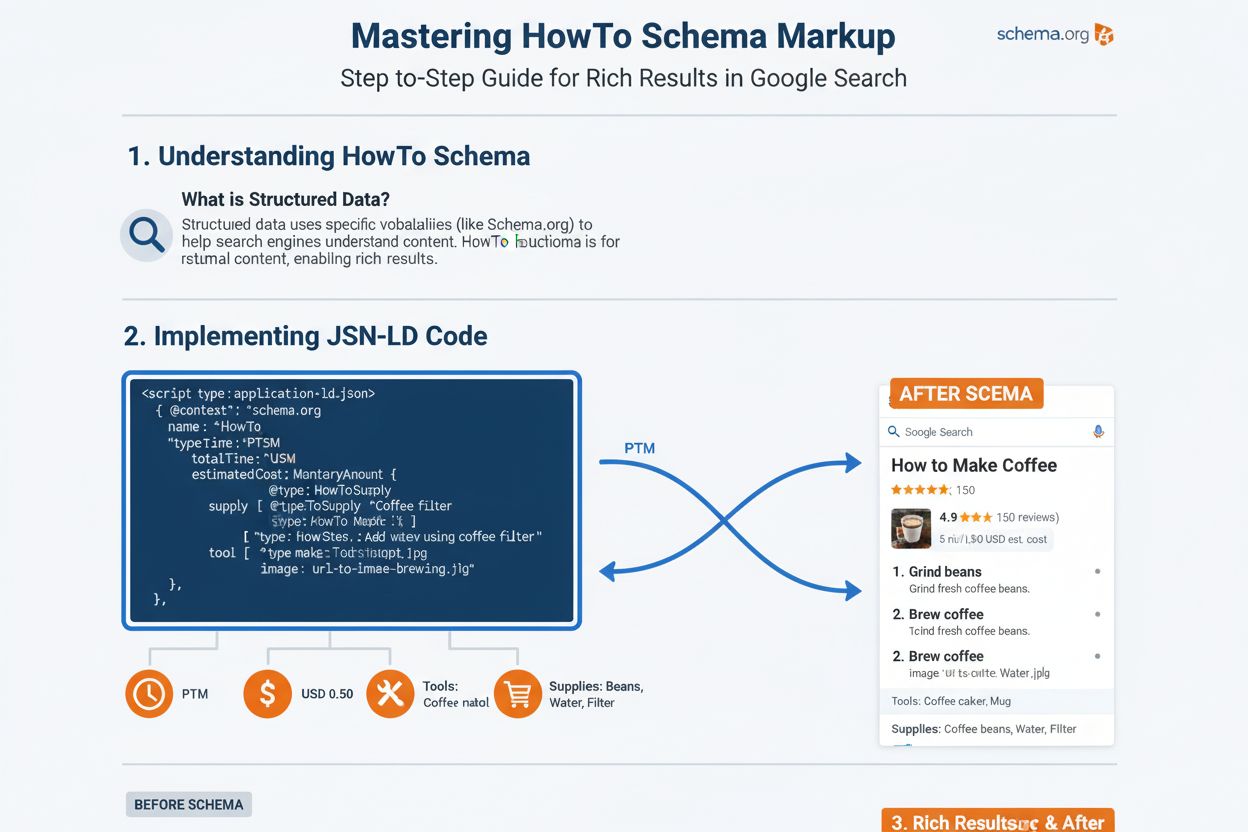 HowTo Schema: Structured Data Markup for Step-by-Step Instructions