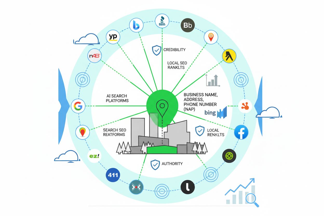 Lokale Zitate: Definition, Einfluss auf Local SEO und KI-Suche