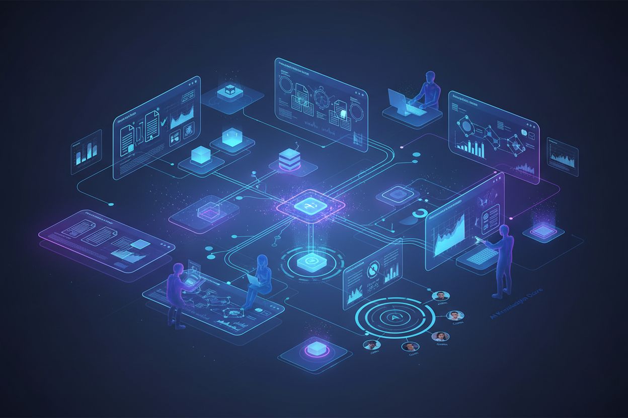 Advanced AI knowledge management system with interconnected projects