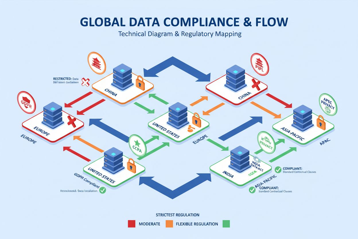 Data residency and localization requirements across different regions