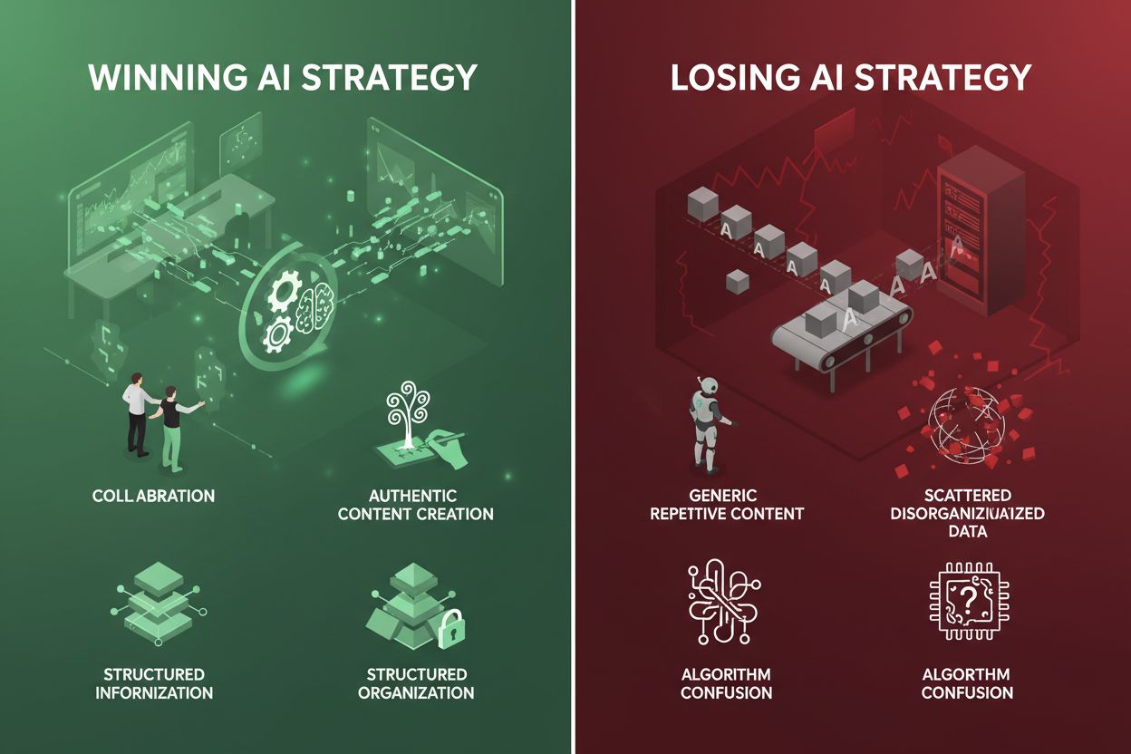 Winning vs Losing AI Strategy Comparison