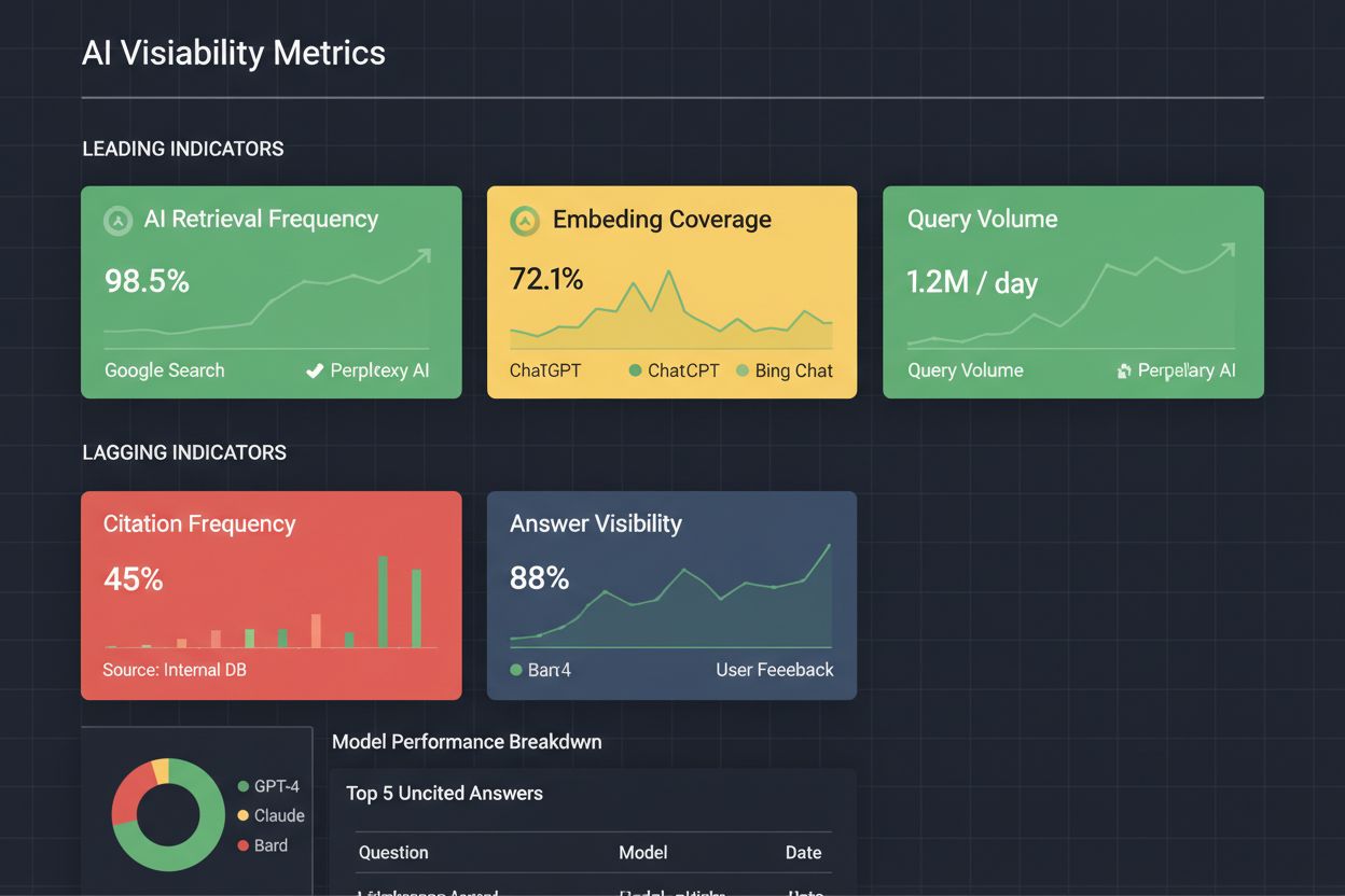 Leading vs Lagging AI Visibility Indicators