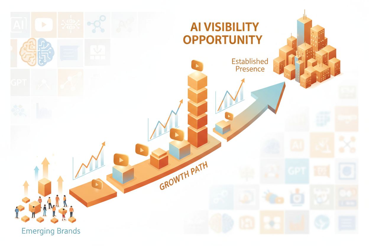 Growth opportunity pathway for emerging brands in AI visibility