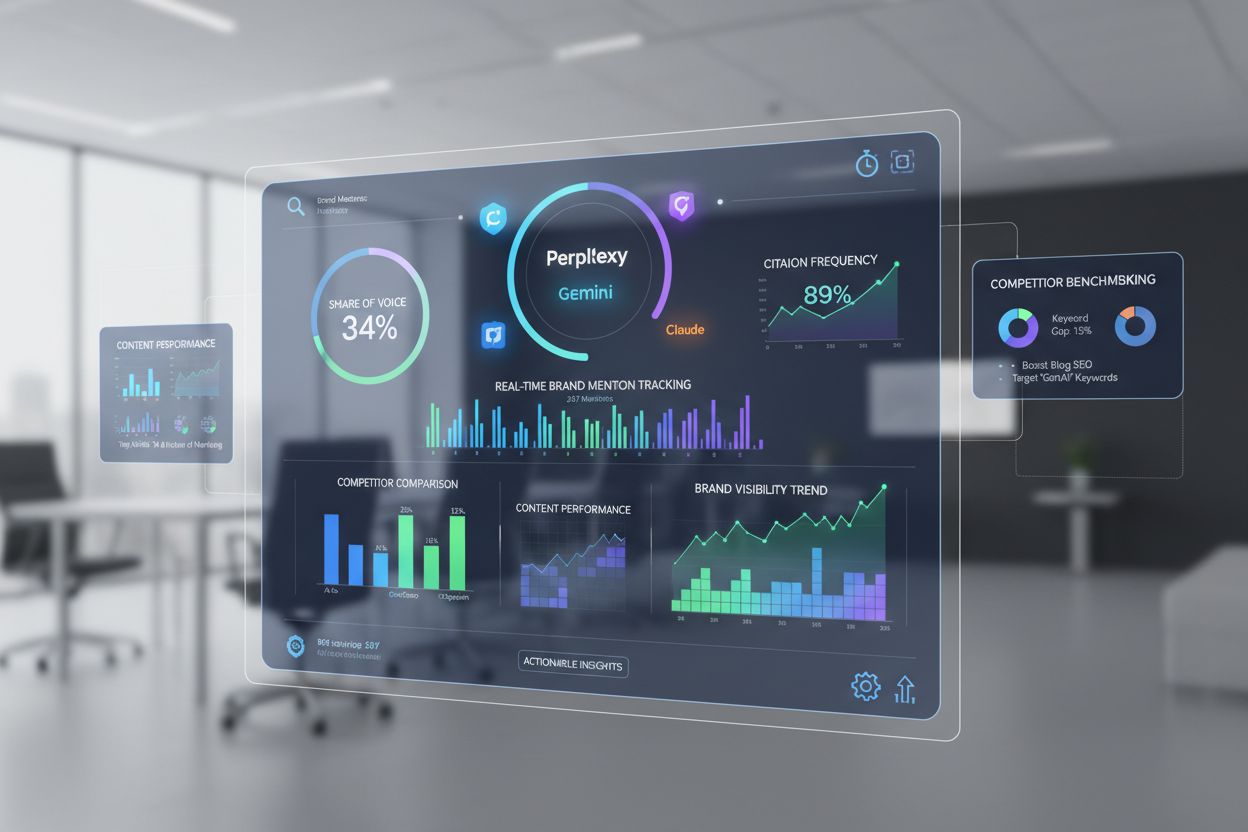 AI Brand Visibility Monitoring Dashboard with Real-time Analytics