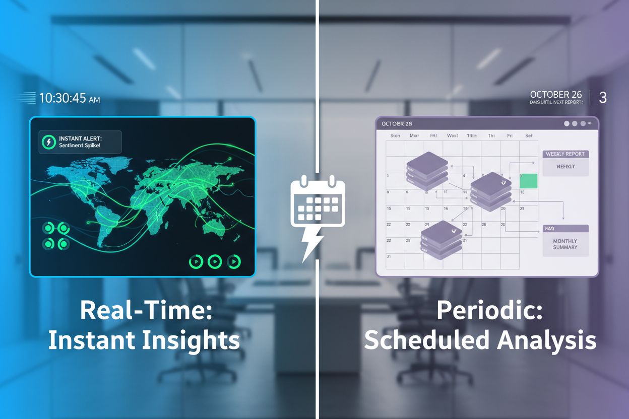 Real-Time vs Periodic Monitoring: Which AI Tracking Approach Is Right