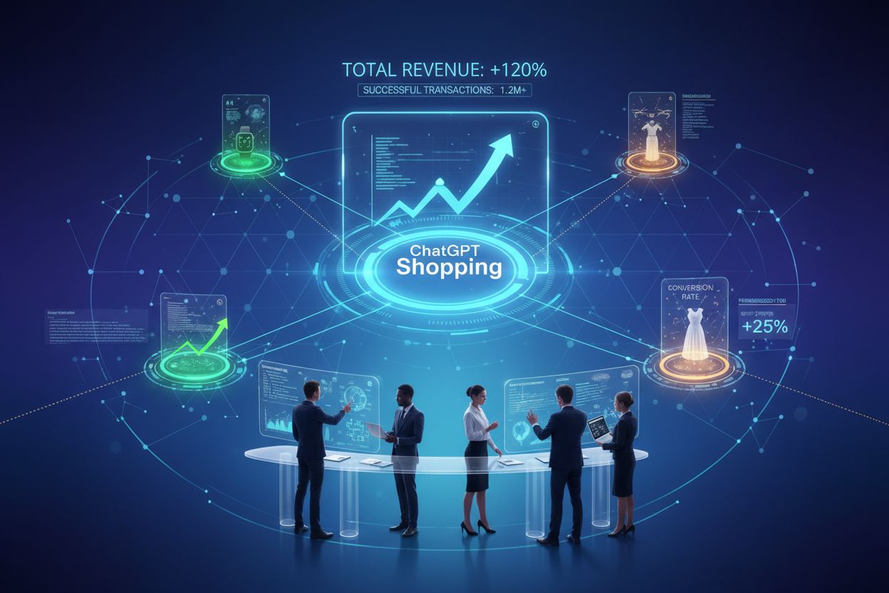 Futuristic AI-powered shopping and conversion ecosystem