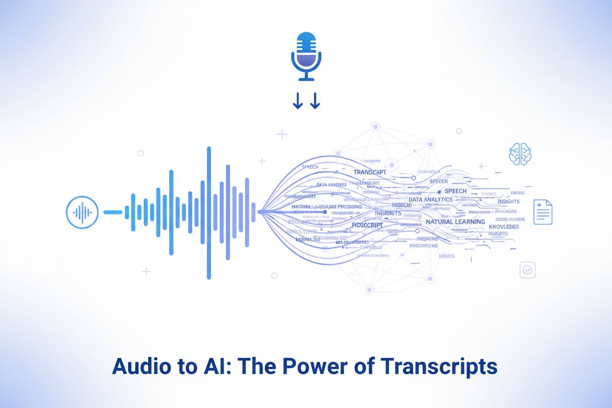 Podcast Transcripts: Making Audio Content Visible to AI Search