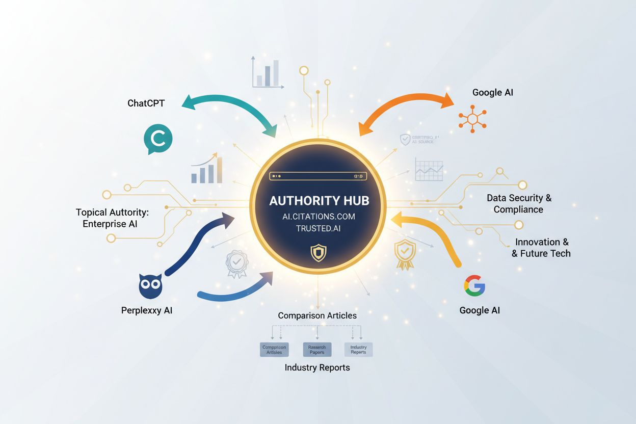 Authority building through AI citations from comparison articles